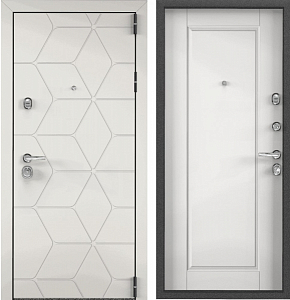 Товар Дверь Цербер 3К Чёрная-Галеон Белый Сменная Панель DIS006467