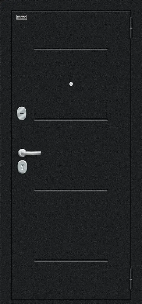 Фото Дверь Лайн Букле черное/Snow Melinga BR5301